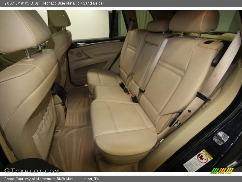 Rear Seat of 2007 X5 3.0si