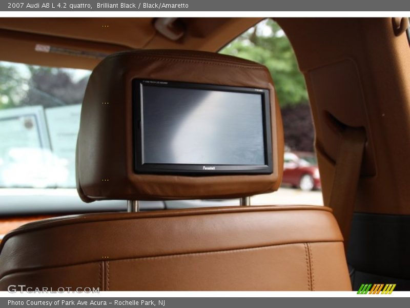 Brilliant Black / Black/Amaretto 2007 Audi A8 L 4.2 quattro