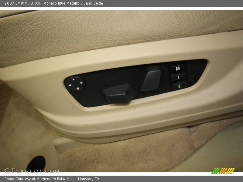Monaco Blue Metallic / Sand Beige 2007 BMW X5 3.0si