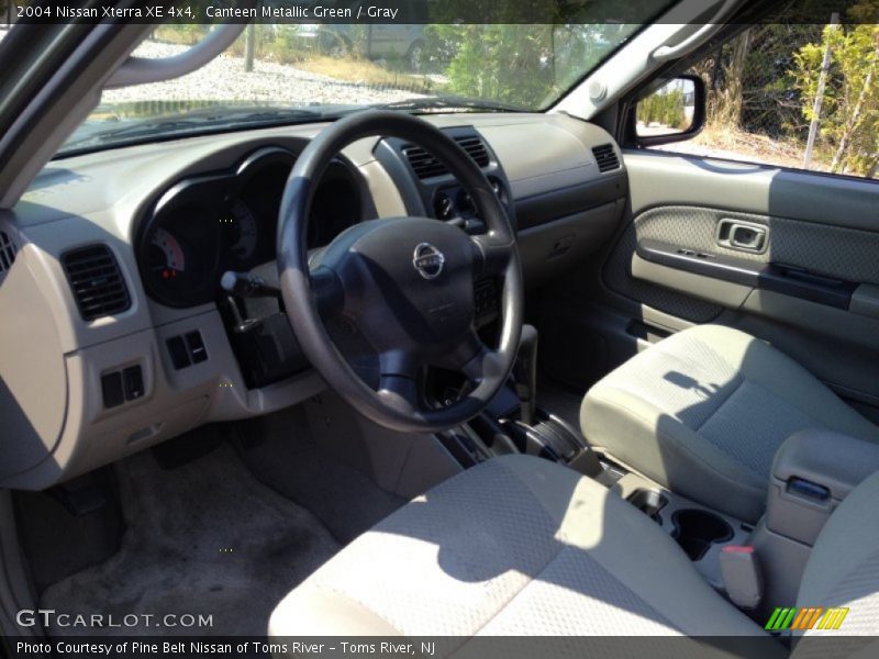 Canteen Metallic Green / Gray 2004 Nissan Xterra XE 4x4