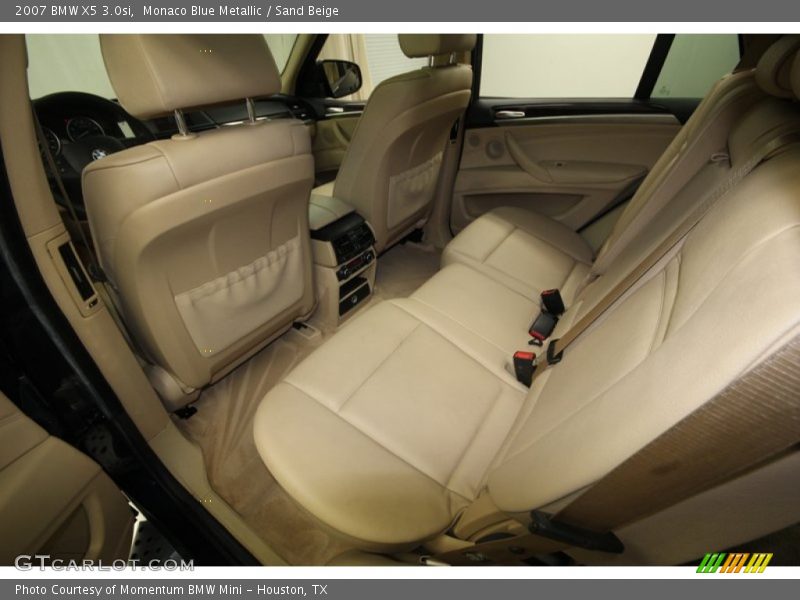 Monaco Blue Metallic / Sand Beige 2007 BMW X5 3.0si