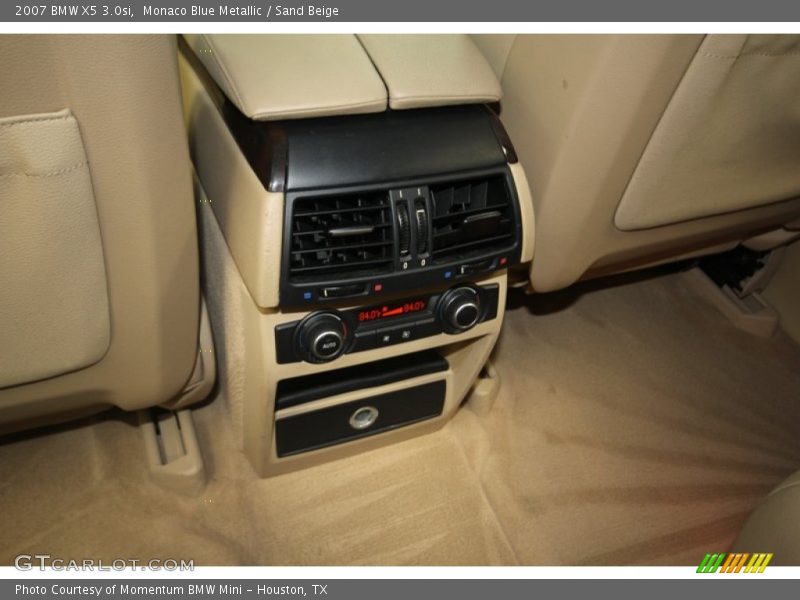 Monaco Blue Metallic / Sand Beige 2007 BMW X5 3.0si