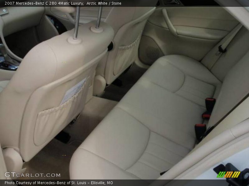 Arctic White / Stone 2007 Mercedes-Benz C 280 4Matic Luxury