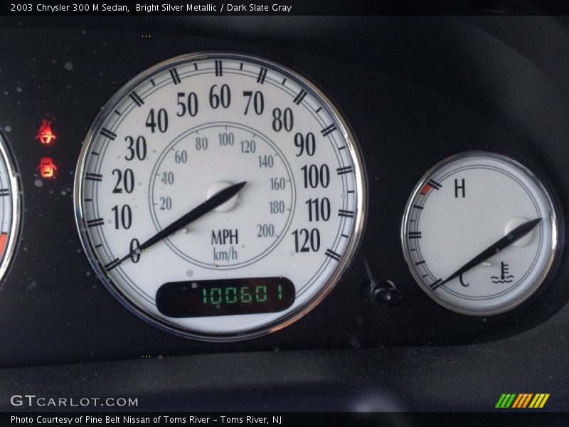 Bright Silver Metallic / Dark Slate Gray 2003 Chrysler 300 M Sedan