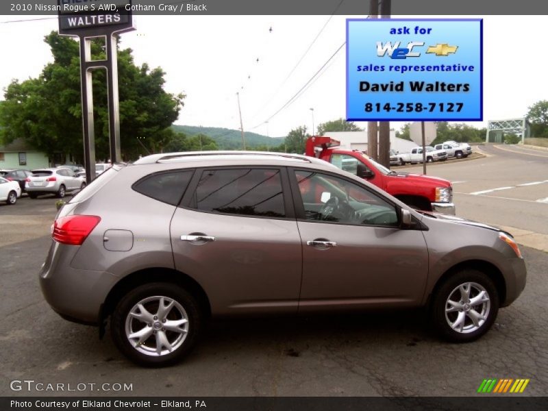 Gotham Gray / Black 2010 Nissan Rogue S AWD