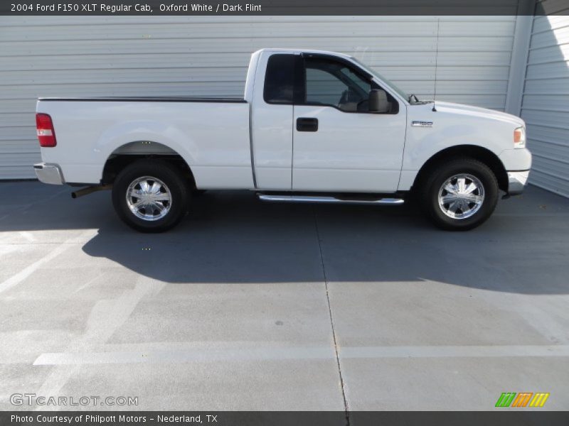 Oxford White / Dark Flint 2004 Ford F150 XLT Regular Cab