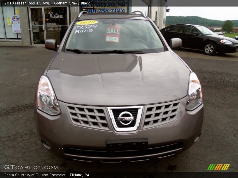 Gotham Gray / Black 2010 Nissan Rogue S AWD