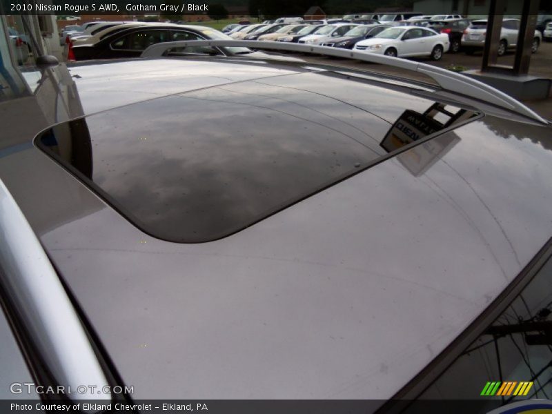 Gotham Gray / Black 2010 Nissan Rogue S AWD