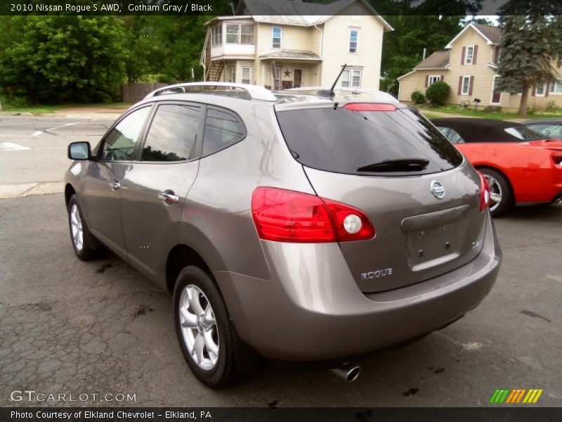 Gotham Gray / Black 2010 Nissan Rogue S AWD