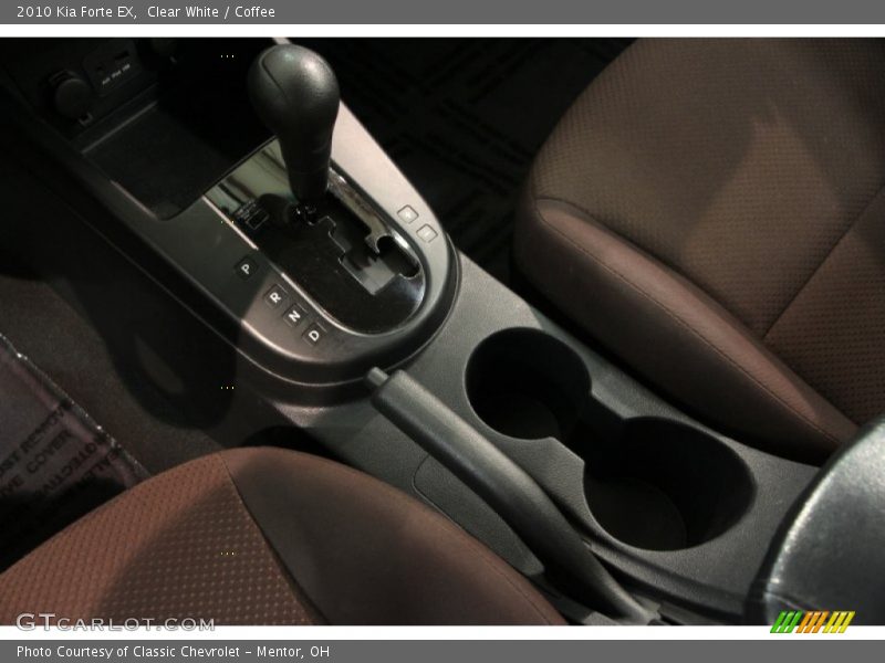 Clear White / Coffee 2010 Kia Forte EX