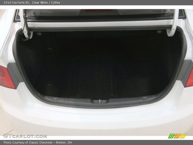Clear White / Coffee 2010 Kia Forte EX