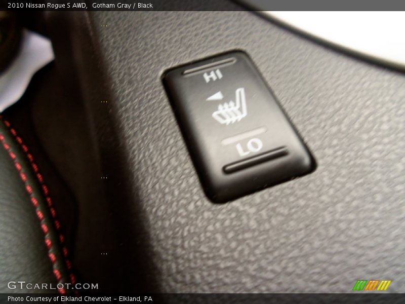 Gotham Gray / Black 2010 Nissan Rogue S AWD