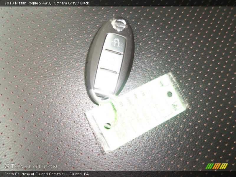 Gotham Gray / Black 2010 Nissan Rogue S AWD