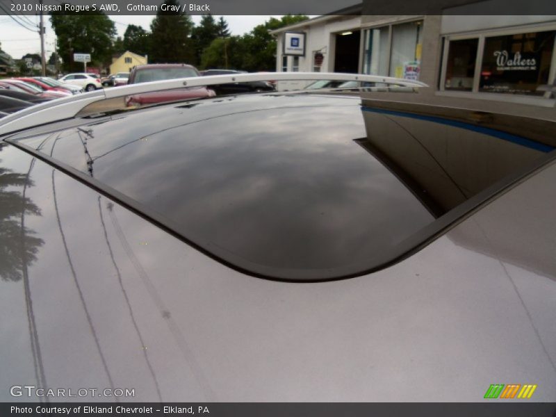 Gotham Gray / Black 2010 Nissan Rogue S AWD