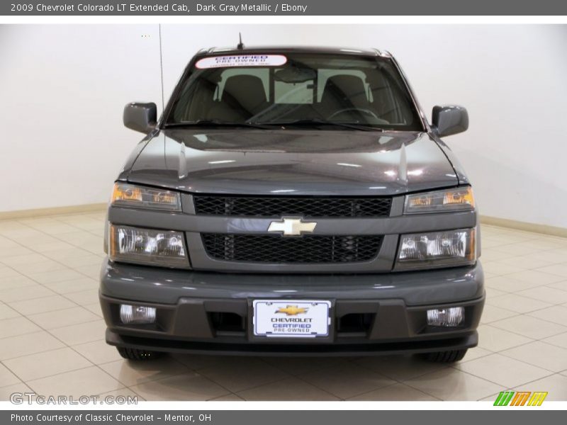 Dark Gray Metallic / Ebony 2009 Chevrolet Colorado LT Extended Cab