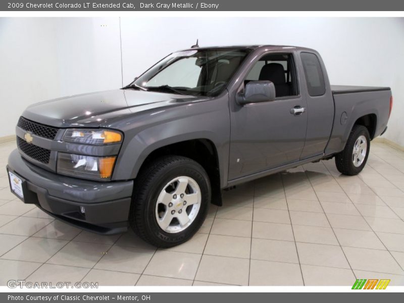 Dark Gray Metallic / Ebony 2009 Chevrolet Colorado LT Extended Cab