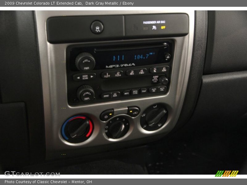 Dark Gray Metallic / Ebony 2009 Chevrolet Colorado LT Extended Cab