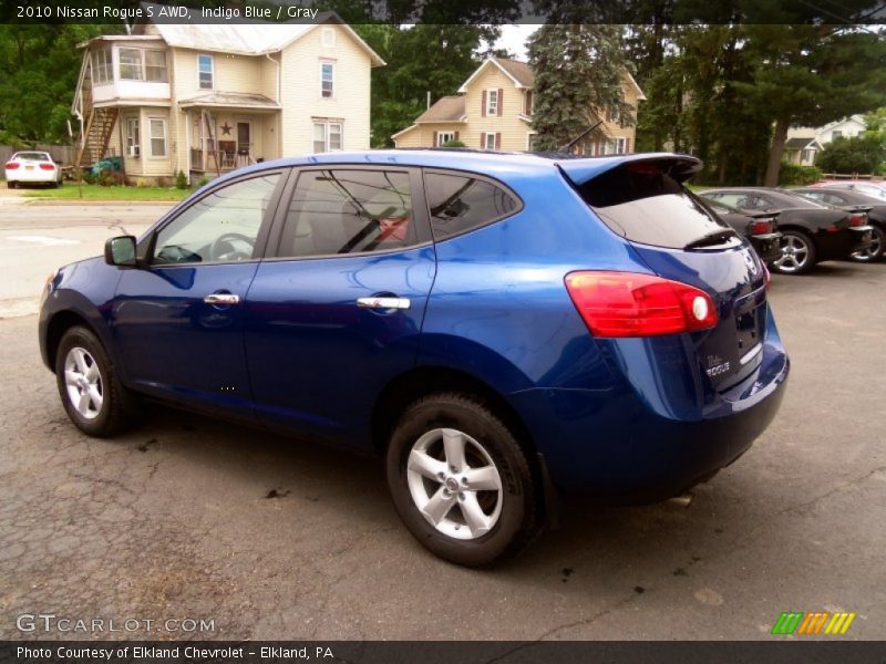 Indigo Blue / Gray 2010 Nissan Rogue S AWD