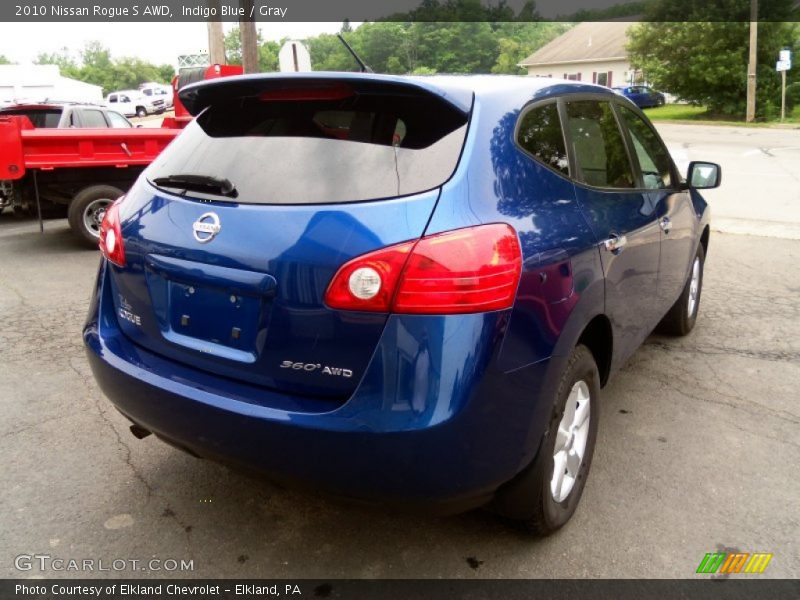 Indigo Blue / Gray 2010 Nissan Rogue S AWD