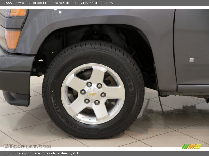 Dark Gray Metallic / Ebony 2009 Chevrolet Colorado LT Extended Cab