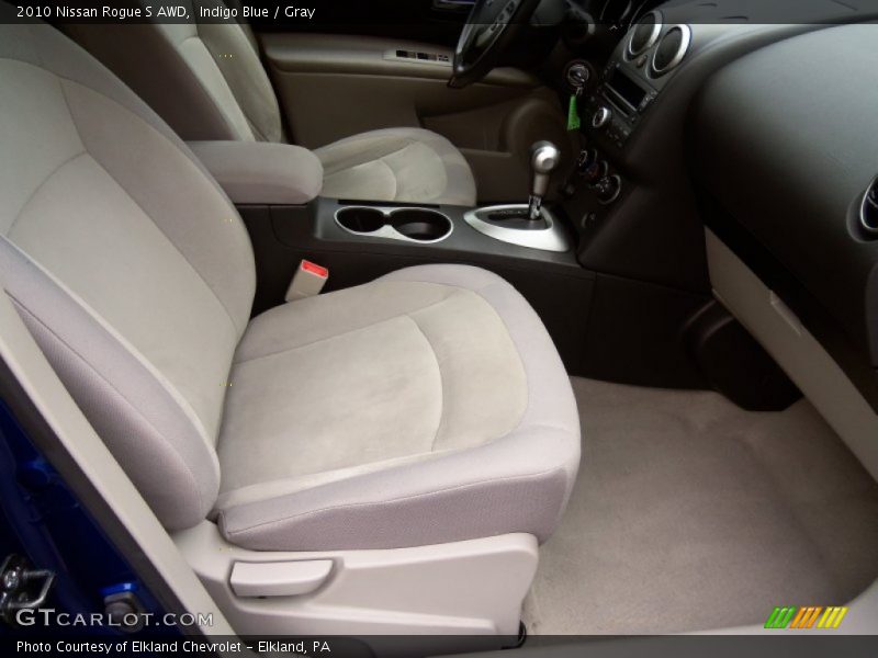 Indigo Blue / Gray 2010 Nissan Rogue S AWD