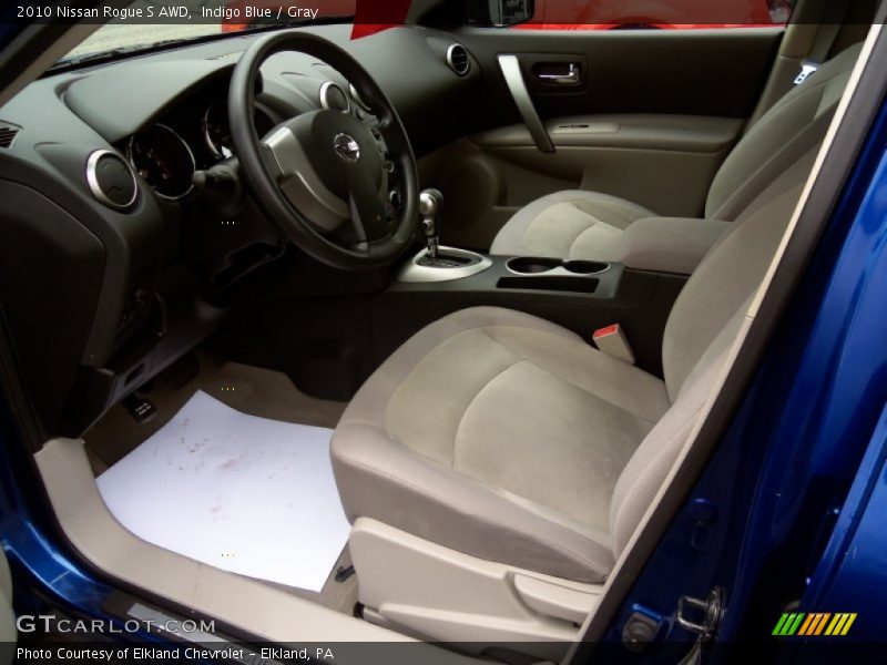Indigo Blue / Gray 2010 Nissan Rogue S AWD