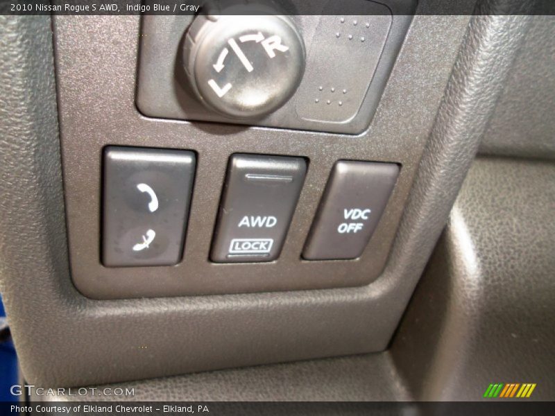 Indigo Blue / Gray 2010 Nissan Rogue S AWD