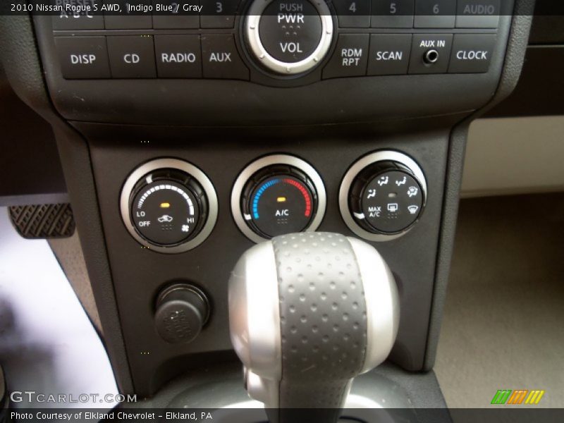 Indigo Blue / Gray 2010 Nissan Rogue S AWD