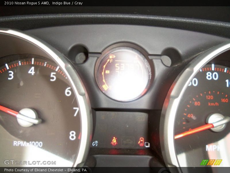 Indigo Blue / Gray 2010 Nissan Rogue S AWD