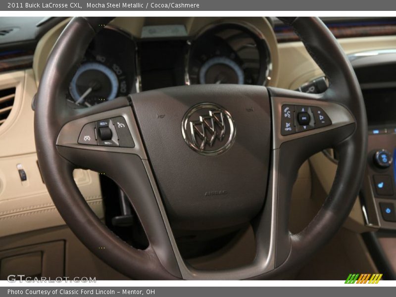 Mocha Steel Metallic / Cocoa/Cashmere 2011 Buick LaCrosse CXL