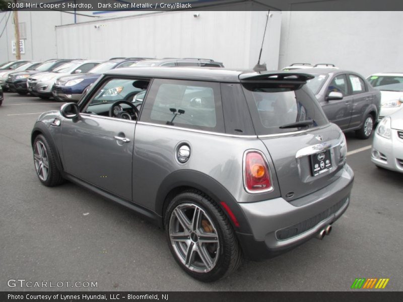 Dark Silver Metallic / Grey/Black 2008 Mini Cooper S Hardtop
