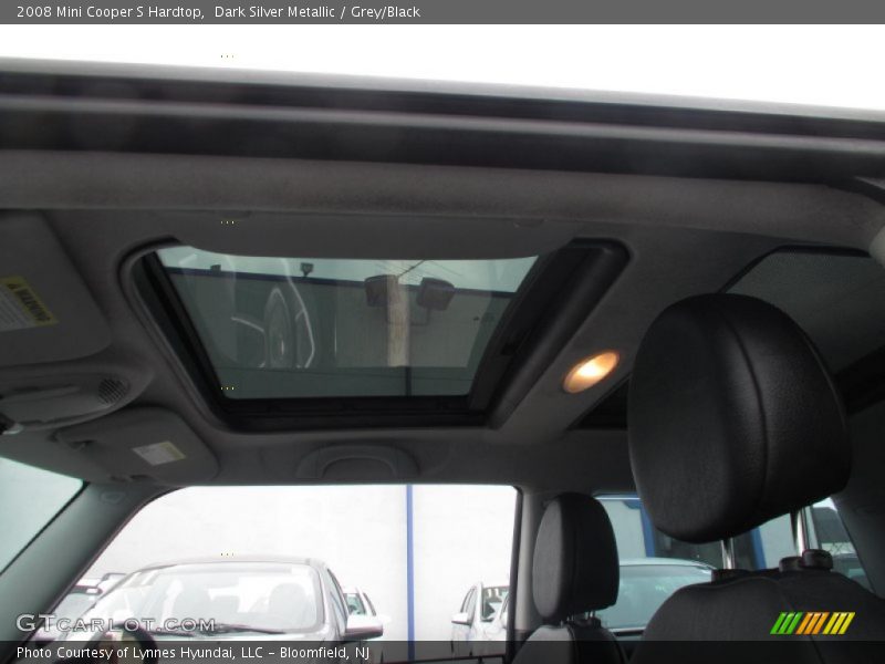 Dark Silver Metallic / Grey/Black 2008 Mini Cooper S Hardtop