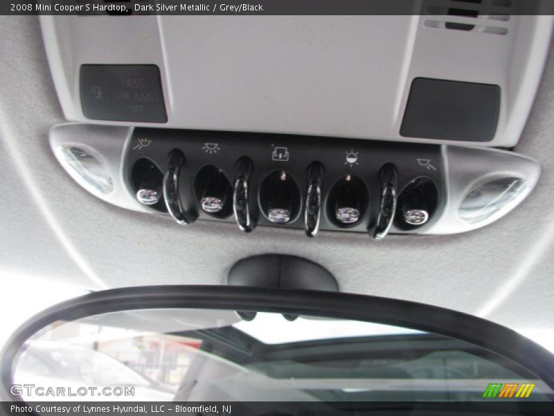 Dark Silver Metallic / Grey/Black 2008 Mini Cooper S Hardtop