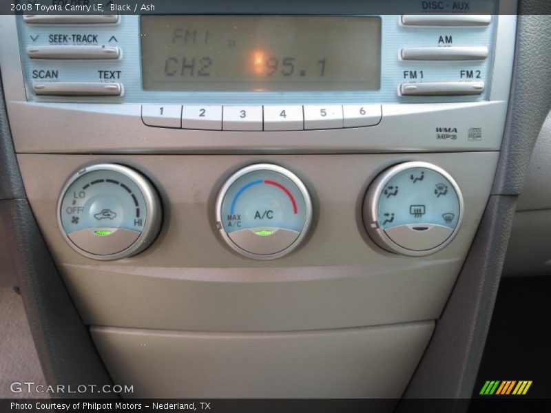 Black / Ash 2008 Toyota Camry LE