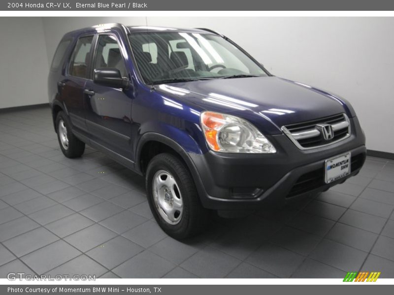 Eternal Blue Pearl / Black 2004 Honda CR-V LX