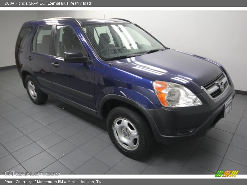 Eternal Blue Pearl / Black 2004 Honda CR-V LX