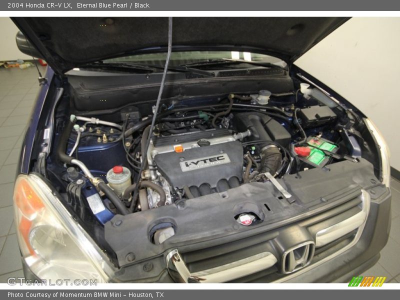 Eternal Blue Pearl / Black 2004 Honda CR-V LX