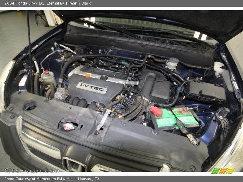 Eternal Blue Pearl / Black 2004 Honda CR-V LX