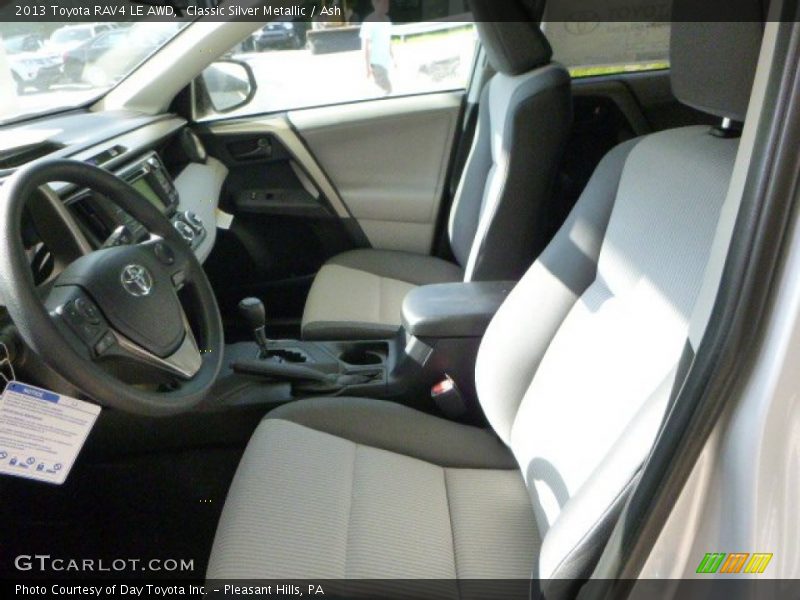 Classic Silver Metallic / Ash 2013 Toyota RAV4 LE AWD