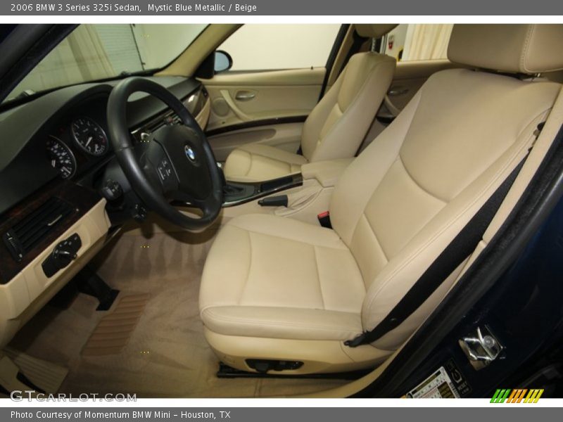 Mystic Blue Metallic / Beige 2006 BMW 3 Series 325i Sedan