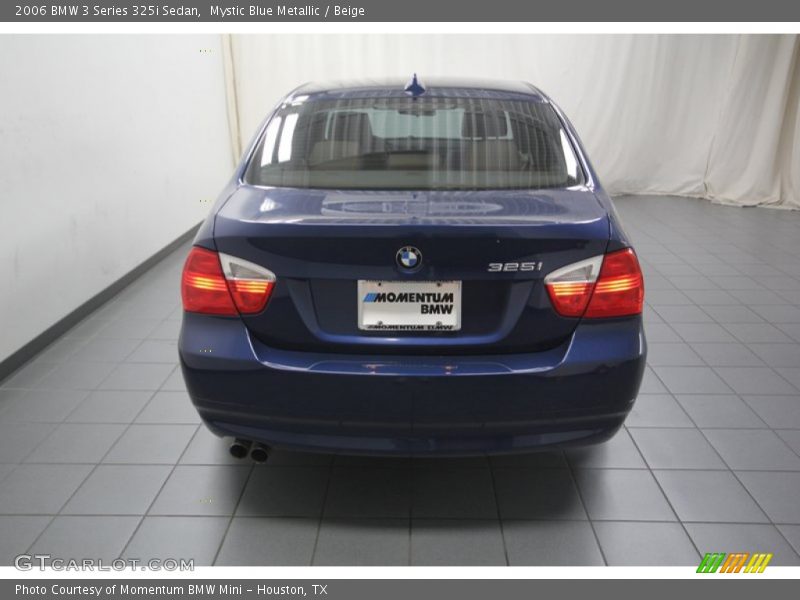 Mystic Blue Metallic / Beige 2006 BMW 3 Series 325i Sedan