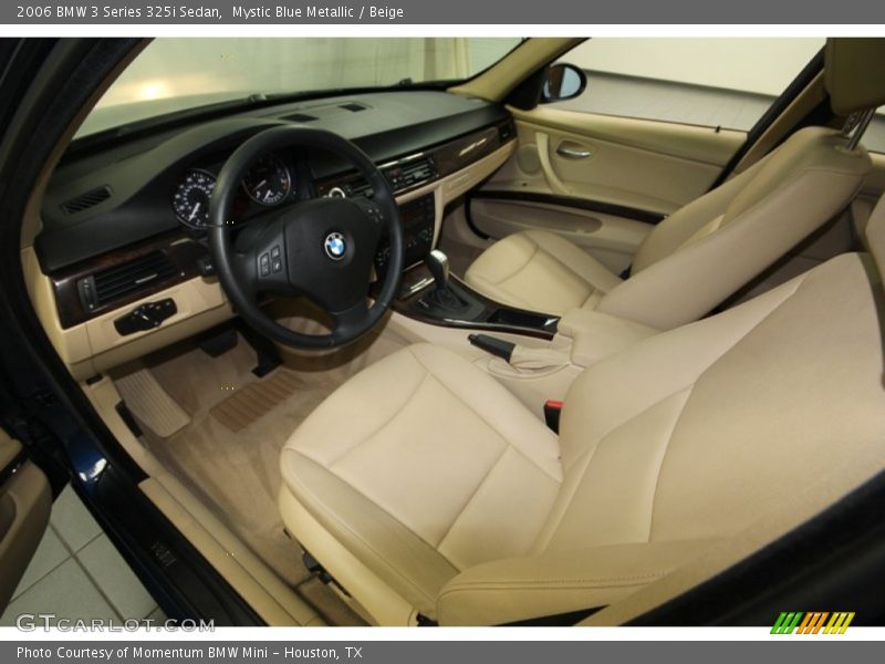Mystic Blue Metallic / Beige 2006 BMW 3 Series 325i Sedan