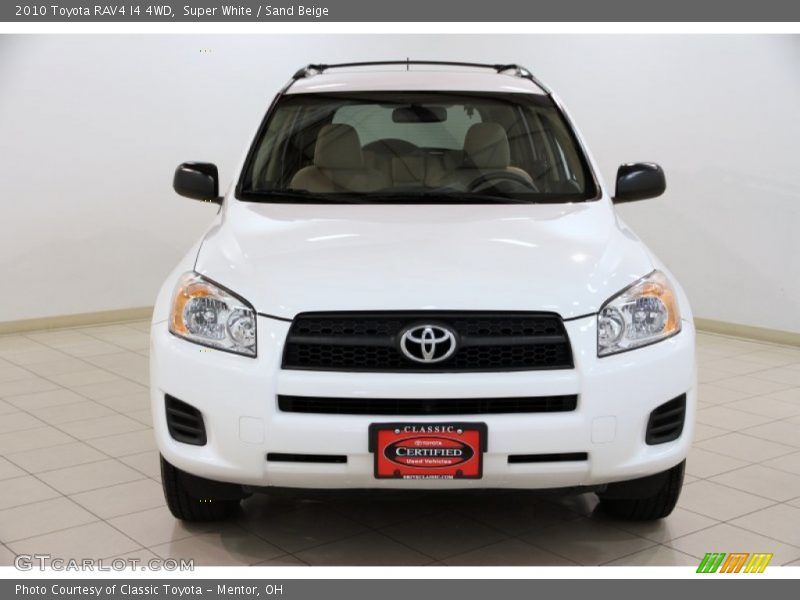 Super White / Sand Beige 2010 Toyota RAV4 I4 4WD