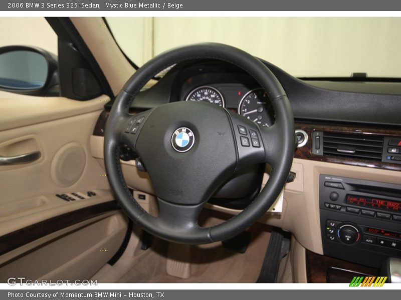 Mystic Blue Metallic / Beige 2006 BMW 3 Series 325i Sedan