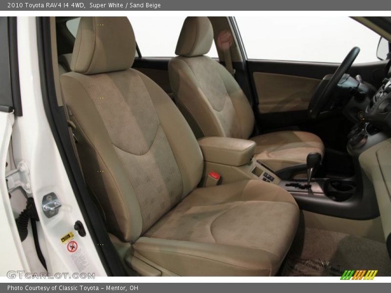 Super White / Sand Beige 2010 Toyota RAV4 I4 4WD