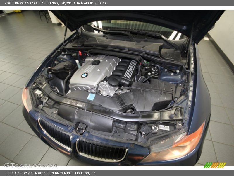 Mystic Blue Metallic / Beige 2006 BMW 3 Series 325i Sedan