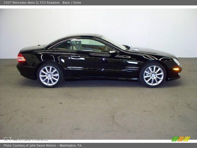 Black / Stone 2007 Mercedes-Benz SL 550 Roadster
