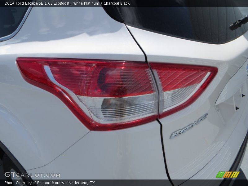 White Platinum / Charcoal Black 2014 Ford Escape SE 1.6L EcoBoost