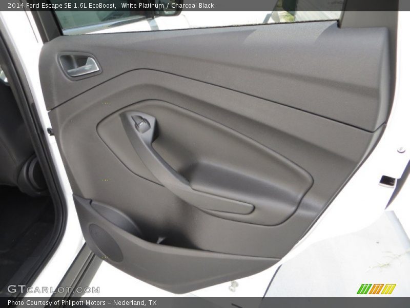 White Platinum / Charcoal Black 2014 Ford Escape SE 1.6L EcoBoost