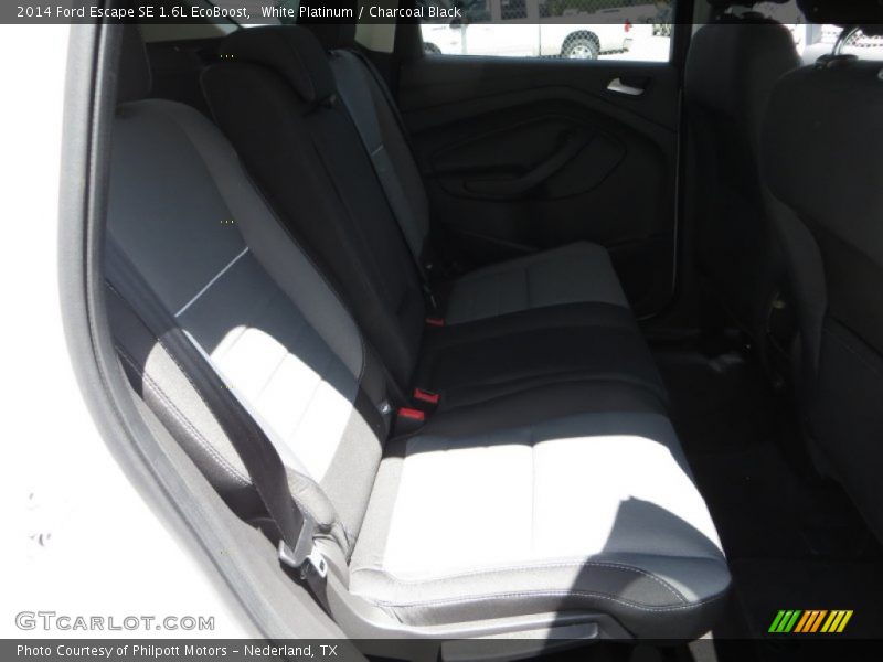 White Platinum / Charcoal Black 2014 Ford Escape SE 1.6L EcoBoost